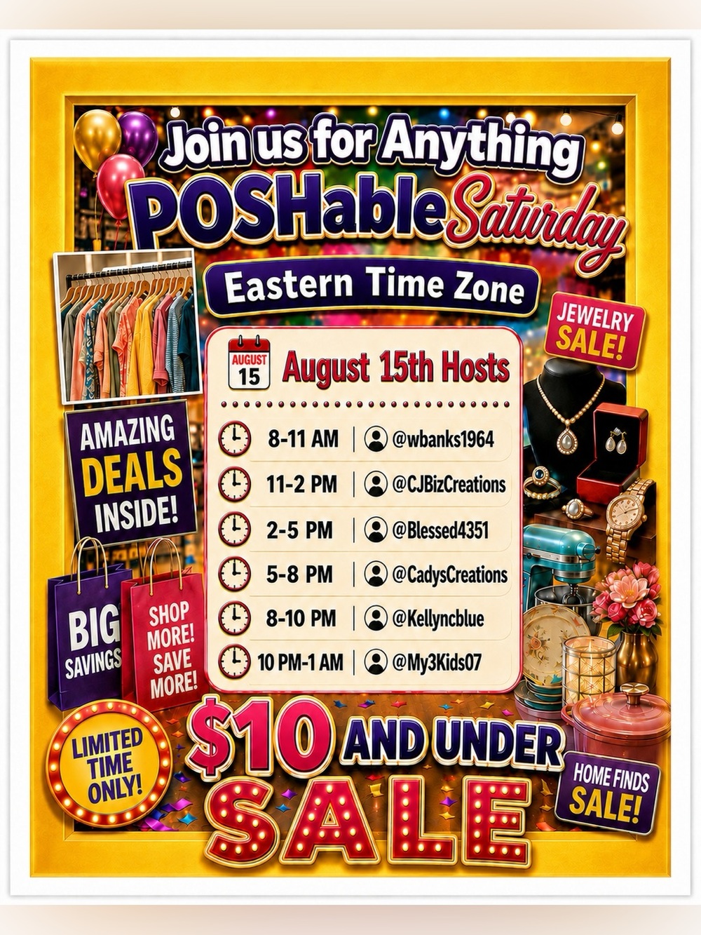 Cadyscreations is LIVE with Anything POSHable! - Picture 1 of 4